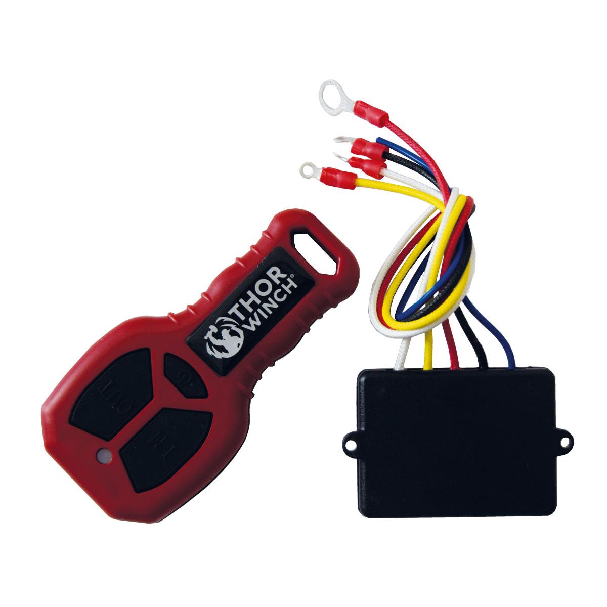 Fjernbetjening Thor Winch 12V/24V, til alle Vinsj, vanntett IP67