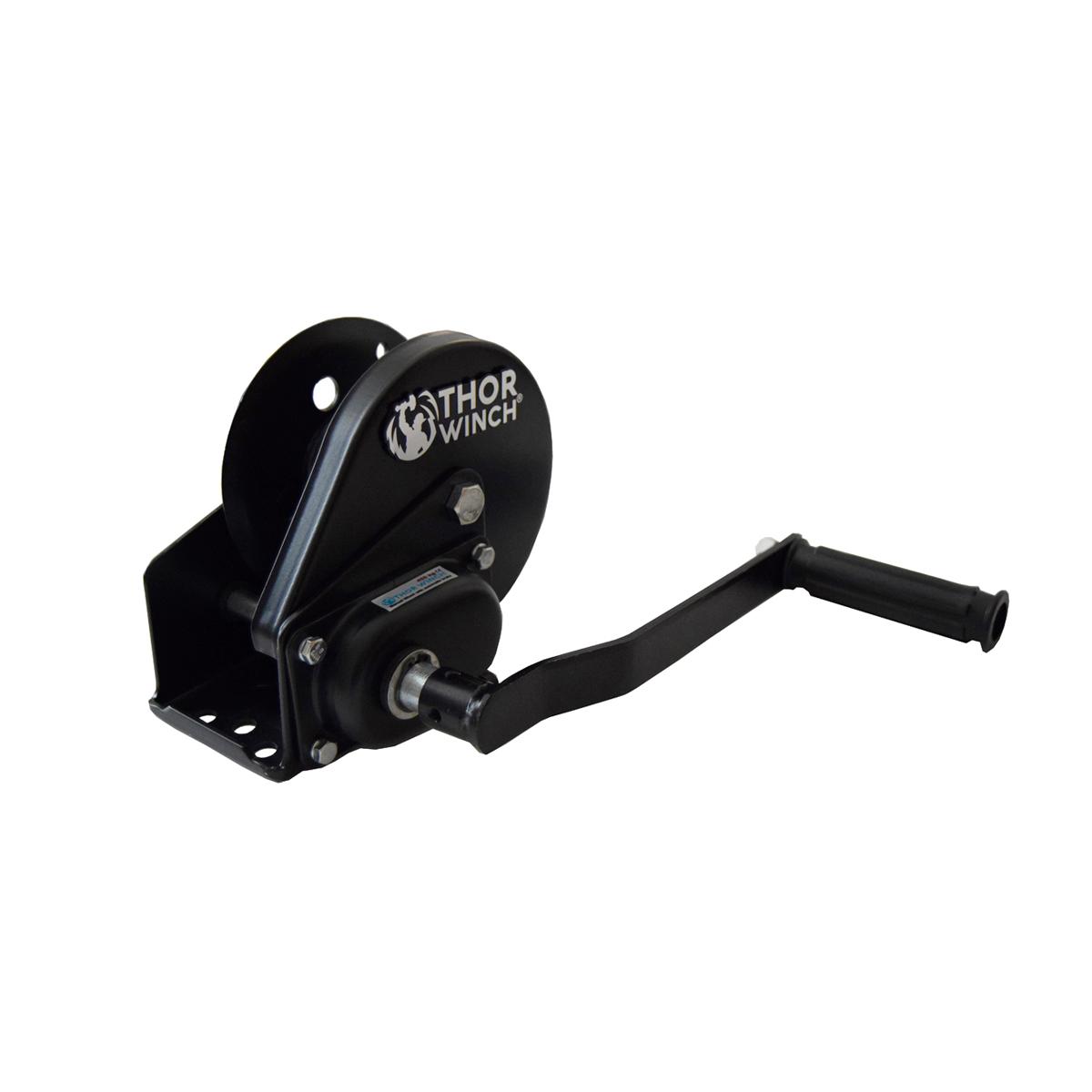 Vinsj 0450Kg manuell Thor Winch 450Kg, automatisk brems, uten wire