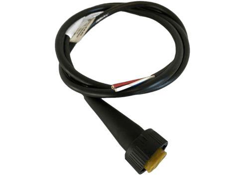 Kabel med 5-pol stikk Aspöck gul 1,0m