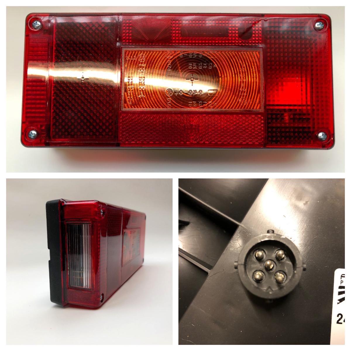 Baklykt Aspöck Midipoint 1 høyre/venstre 5-pol stikk