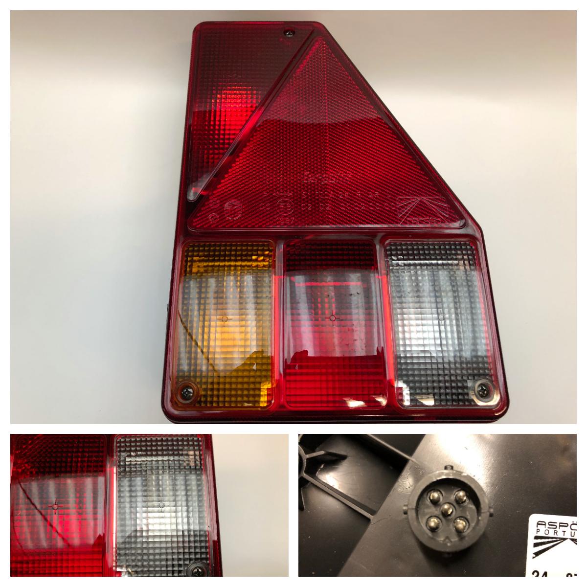 Baklykt Aspöck Earpoint 1 høyre ryggelys 5-pol stikk