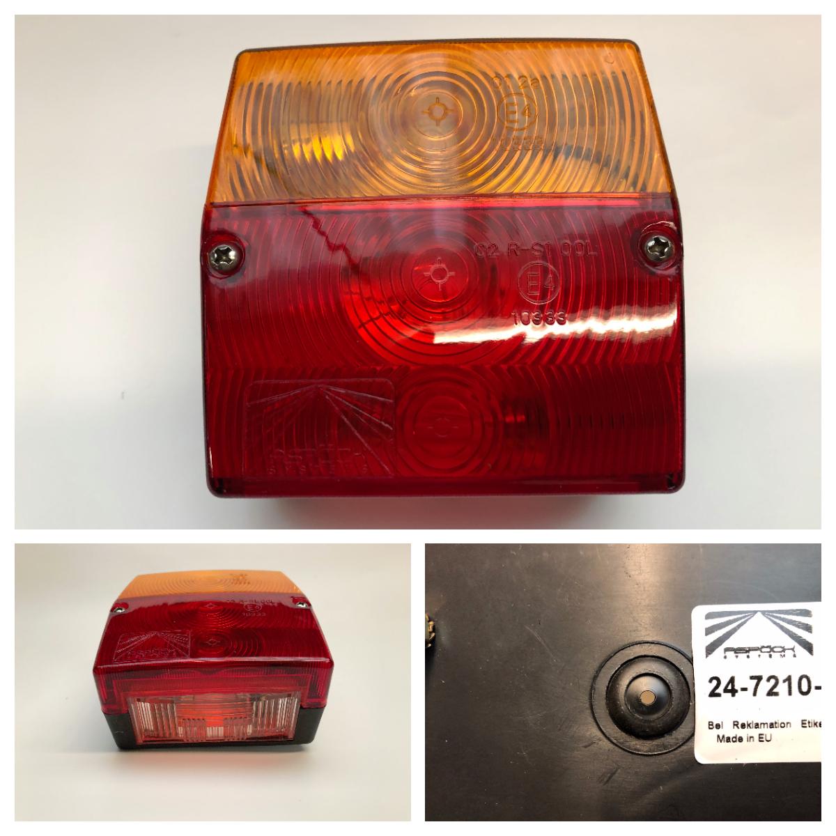 Baklykt Aspöck Minipoint høyre/venstre uten stikk