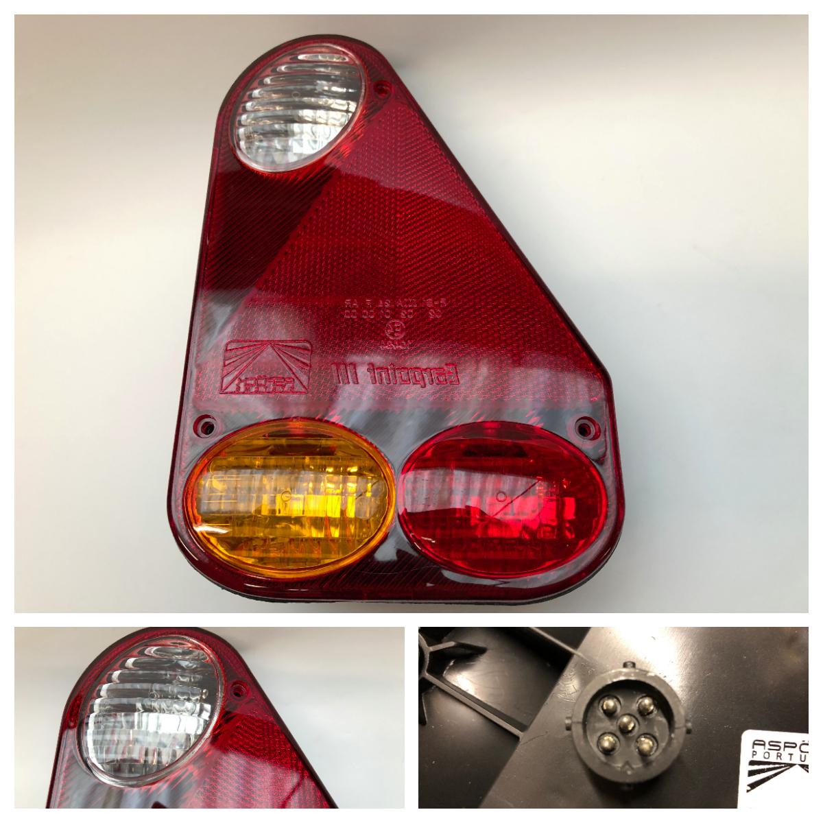 Baklykt Aspöck Earpoint 3 høyre ryggelys 5-pol stikk