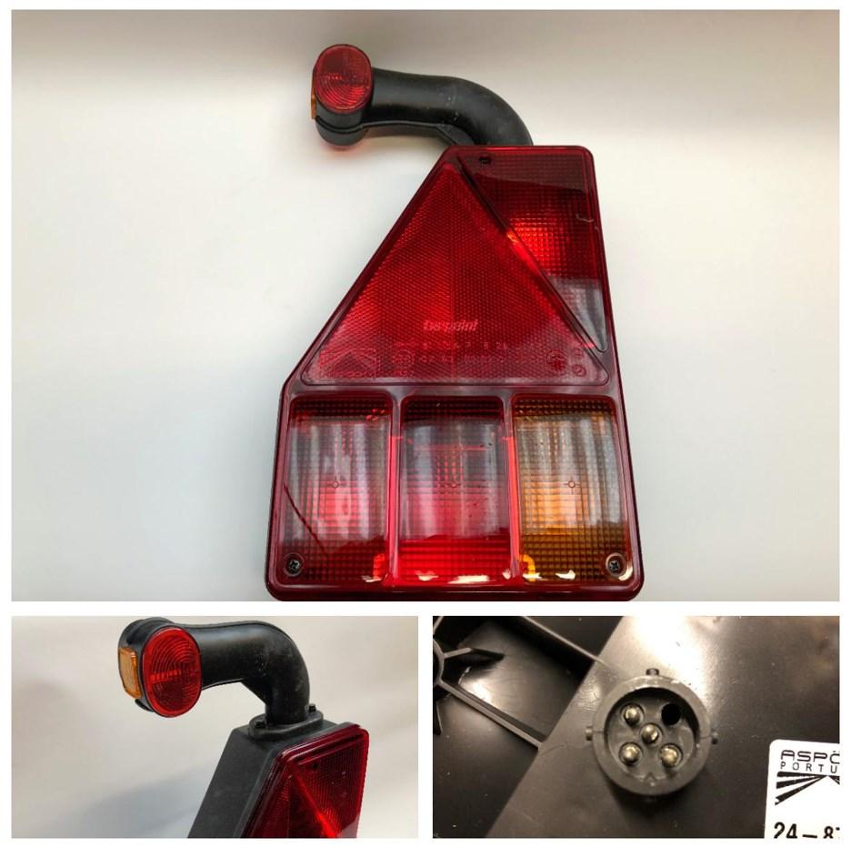 Baklykt Aspöck Earpoint 1 venstre mark. lys 5-pol stikk