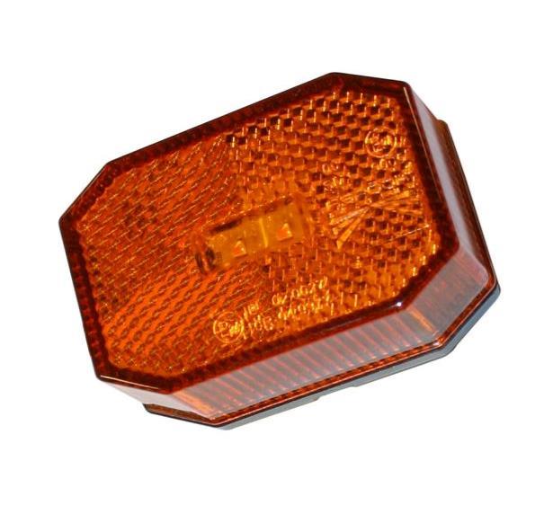 Markeringslykt LED gul Aspöck Flexipoint 1 9-33V 1,0m kabel