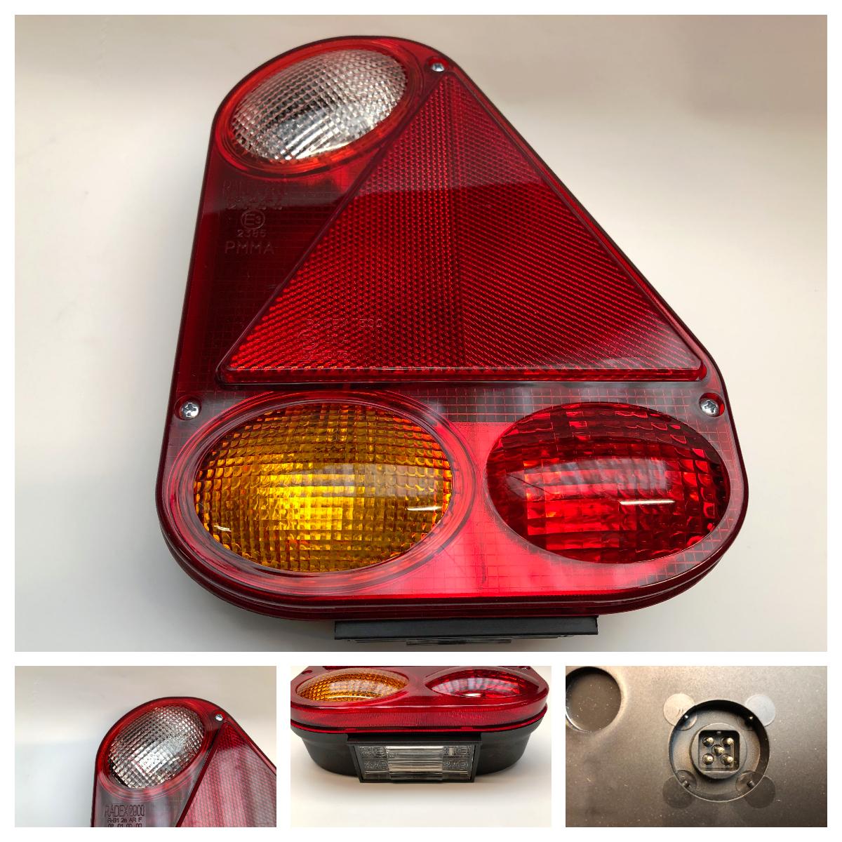 Baklykt Radex 2900/13 høyre 5-pol stikk