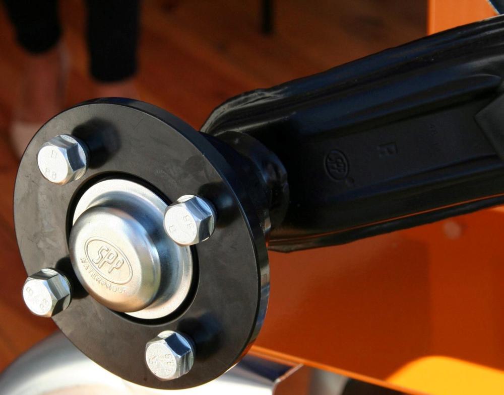 Aksel SPP750 A1200 C1580, 750Kg ubremset 100x4 ET30 Standard Line (Lagersalg)