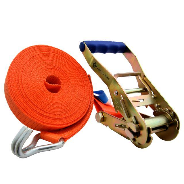 Hjulsurring bånd forankra med skralle