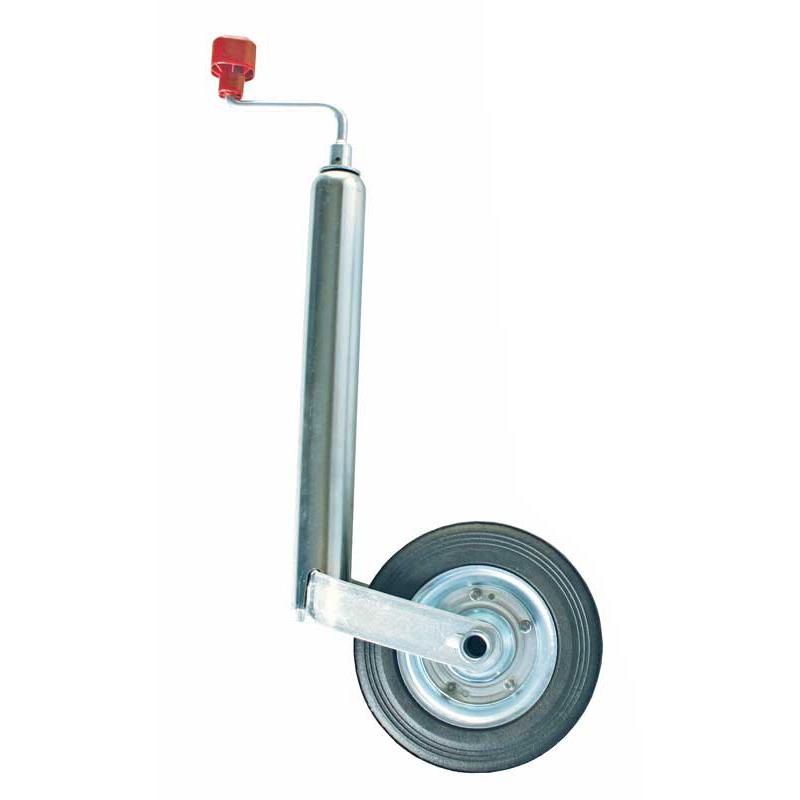 Støttehjul Ø48mm 150Kg AL-KO Compact 200x50mm hjul gummi/metall