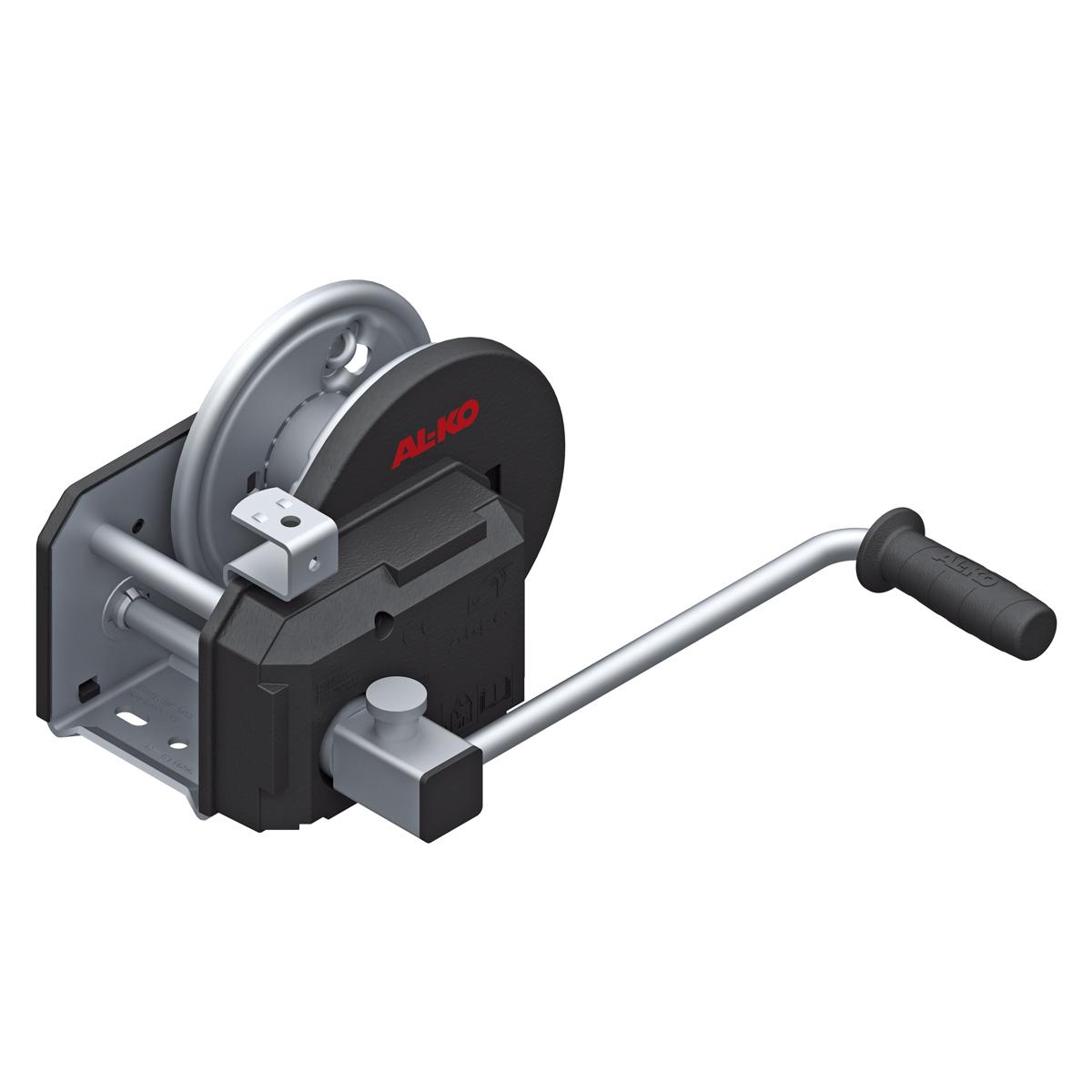 Vinsj 0900Kg manuell AL-KO Optima 901A Plus med friløp og lasttrykkbrems, uten wire