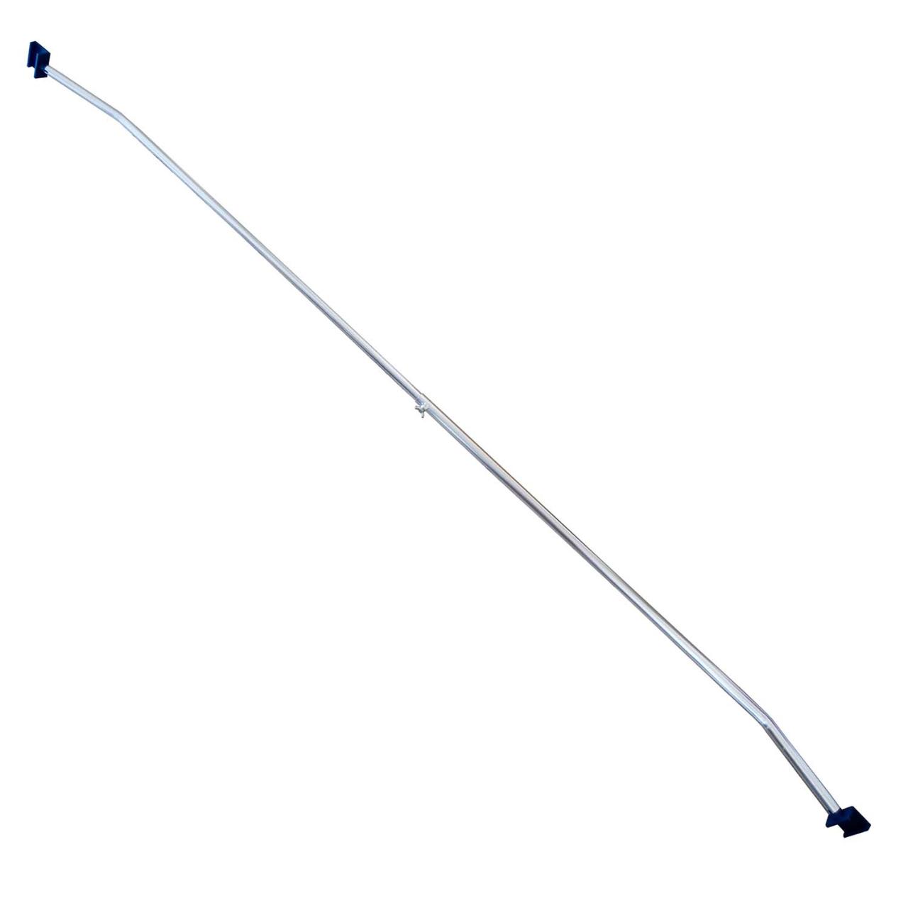 Presenningsbøyle LANG alu med plast u-beslag justerbar 1400-2100mm