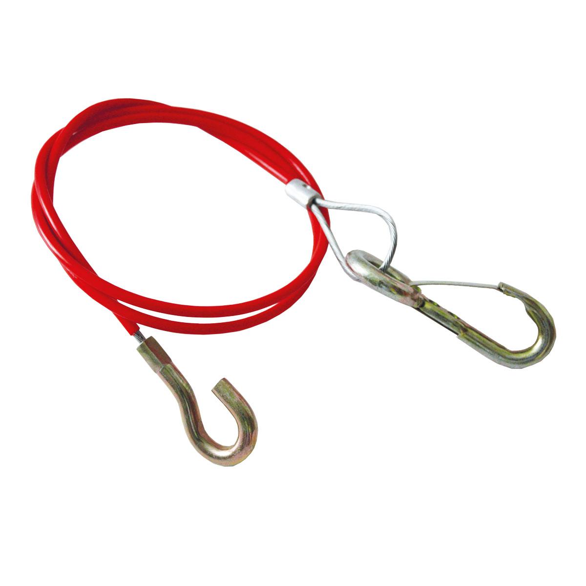 Sikkerhedswire 950mm med krok