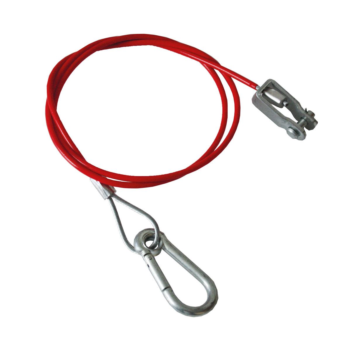 Sikkerhedswire 1200mm med gavfel