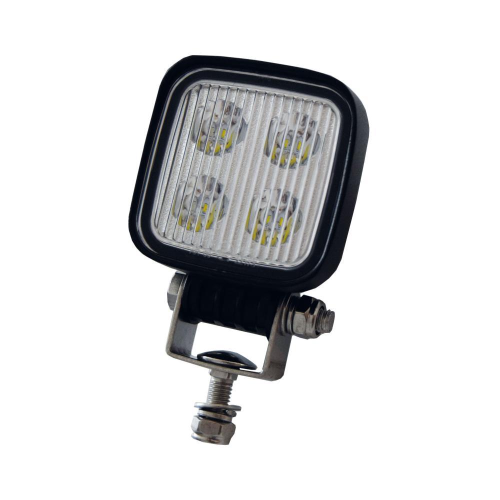 Rygge- og Arbejdslykt LED Firkantet 12-24V, 1000 lumen, mål: 70x70x45,5mm