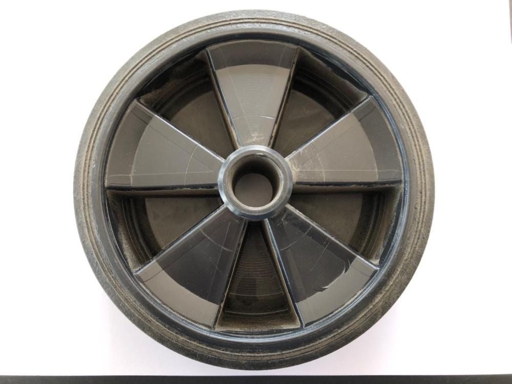 Hjul 200x50 AL-KO til støttehjul 200Kg gummi/plastefelg nav Ø20x60mm