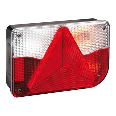 Baklykt Jokon 830 BBSKW 12V høyre ryggelys 5-pol stikk, Utgår