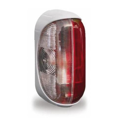 Markeringslykt hvit/rød Jokon 2000 SPL MS 12-24V grå ramme, Utgår