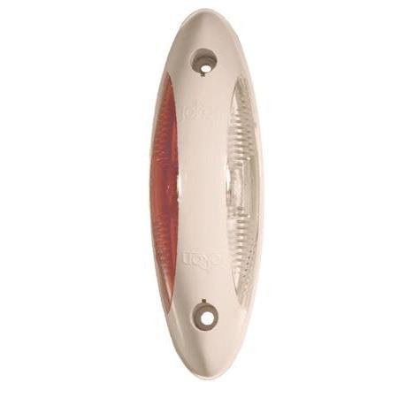 Markeringslykt hvit/rød LED Jokon 2011 SPL W 24V 0,5m kabel, hvit, Utgår