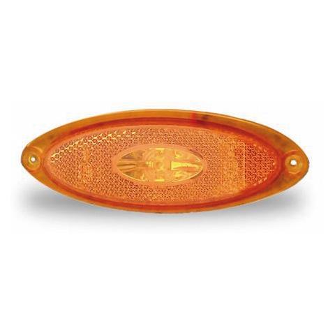 Markeringslykt LED gul Jokon 2010 SMLR A12V 20cm kabel, gul ramme