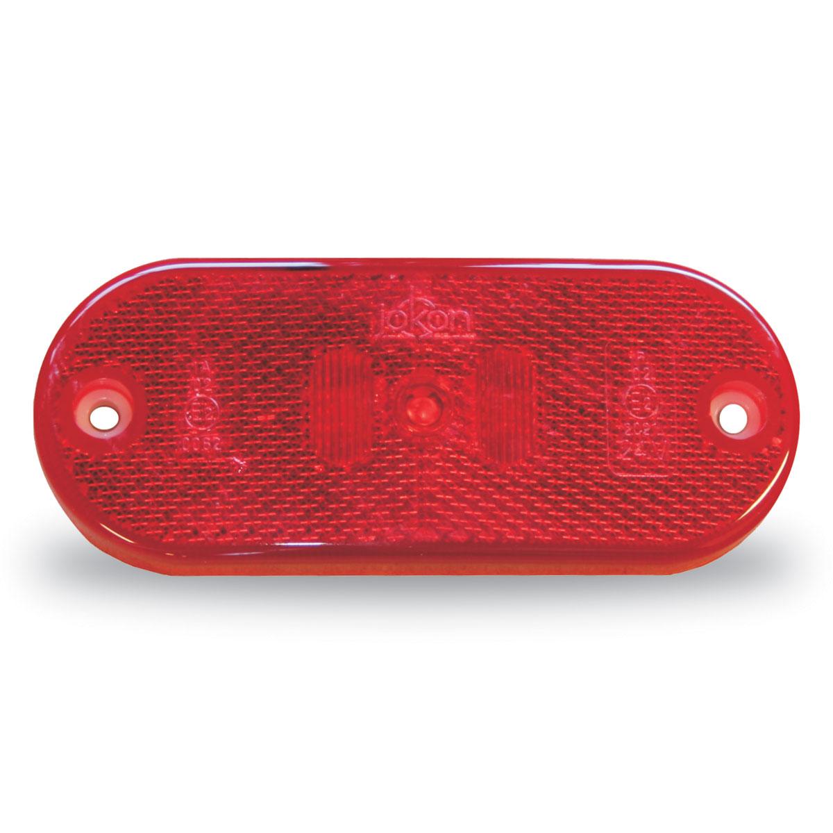 Markeringslykt LED rød Jokon 2002 SR 24V 16,5cm kabel, Utgår