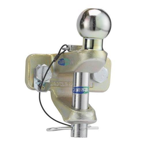 Skurvognstrekk Ø50mm, med flange 2 hull, bolt Ø24x125mm, D-verdi 17,5 E-merkt