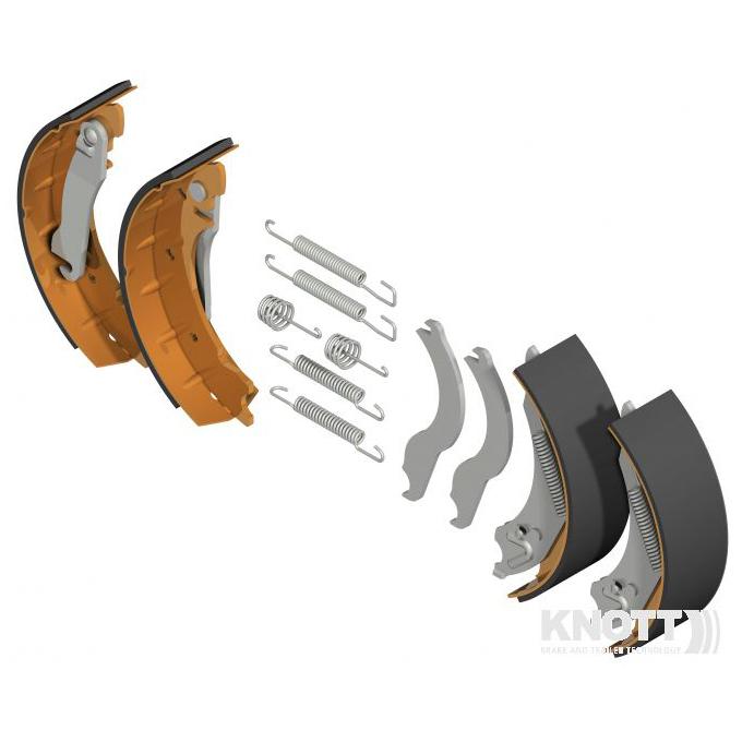 Bremseskosett 200x50mm original Knott 20-2710 hydraulisk brems