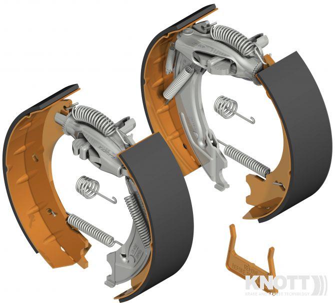 Ettermonteringssett 250x40mm Knott 25-2025ANS selvjusterende